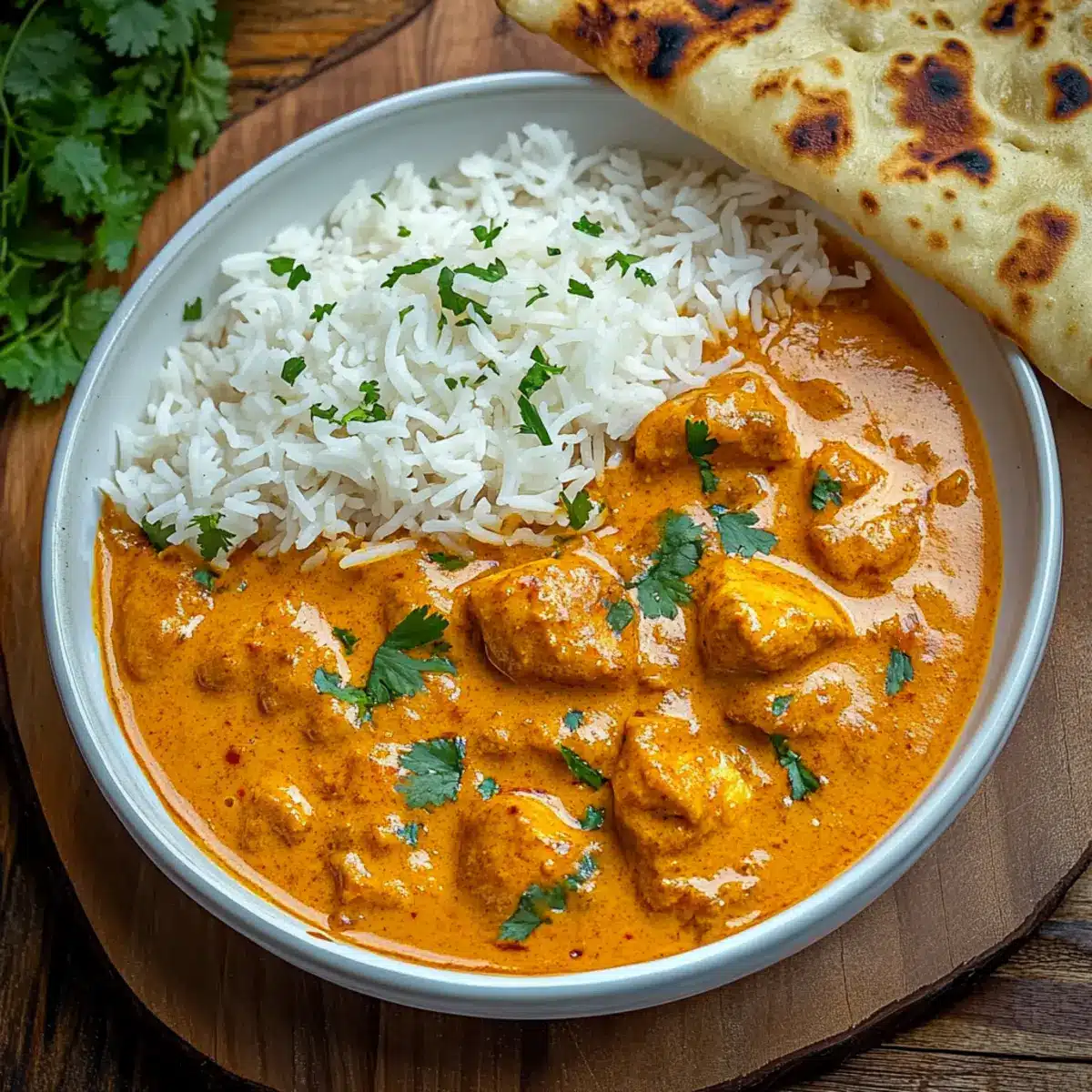 the butter chicken